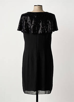Rochie midi fără mâneci fără mâneci negru CHRISTINE LAURE femeie