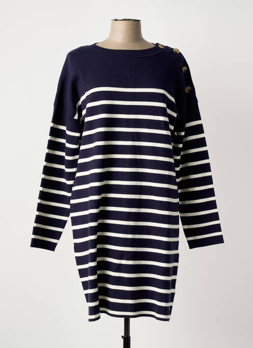 Rochie pulover albastru C'EST BEAU LA VIE femeie