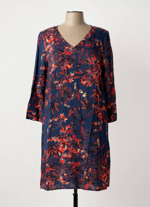 Rochie midi mâneci 3/4 mâneci 3/4 albastru LA FIANCÉE femme