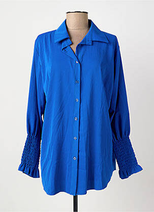 Tunică mâneci lungi albastru COULEURS DU TEMPS femeie