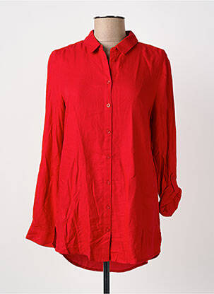 Cămașă croială cambrată mâneci lungi roșu STREET ONE femme