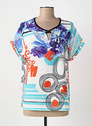 Top albastru CHRISTINE LAURE femeie