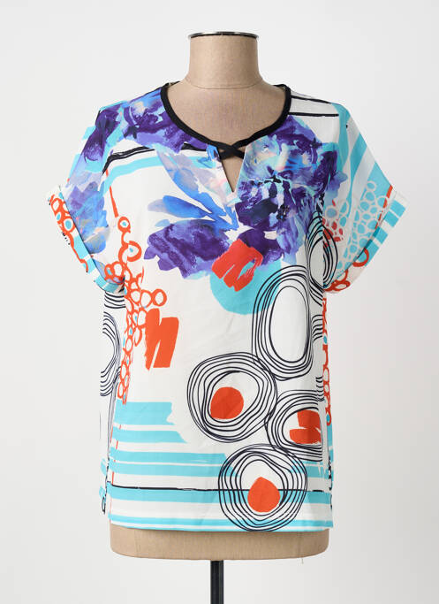 Top albastru CHRISTINE LAURE femeie