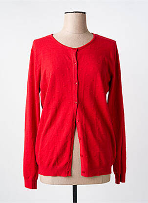 Vestă cu mâneci lungi roșu JULIE GUERLANDE femeie