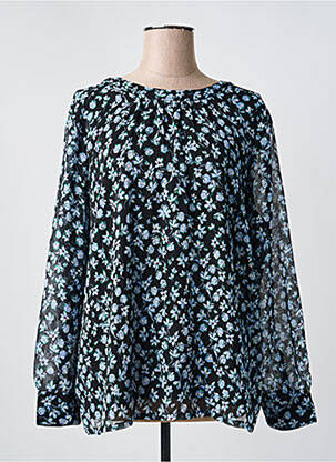 Bluză imprimeu floral mâneci lungi negru STREET ONE femme