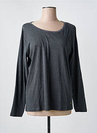 Tricou mâneci lungi mâneci lungi gri C'EST BEAU LA VIE femme