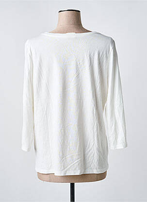 Tricou mâneci 3/4 mâneci 3/4 alb JULIE GUERLANDE femeie