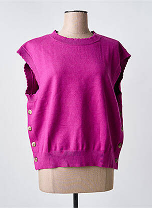 Pulover roz C'EST BEAU LA VIE femeie