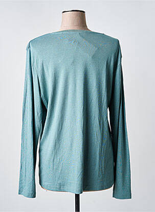 Tricou mâneci lungi mâneci lungi verde C'EST BEAU LA VIE femeie