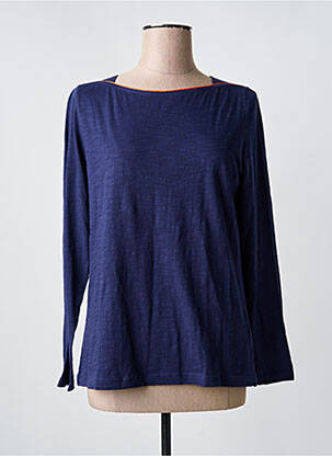 Tricou mâneci lungi mâneci lungi albastru LA FIANCEE DU MEKONG femeie