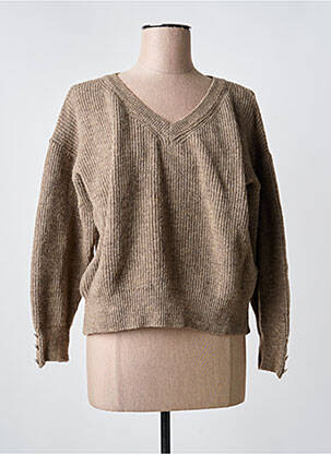 Pulover maro C'EST BEAU LA VIE femeie