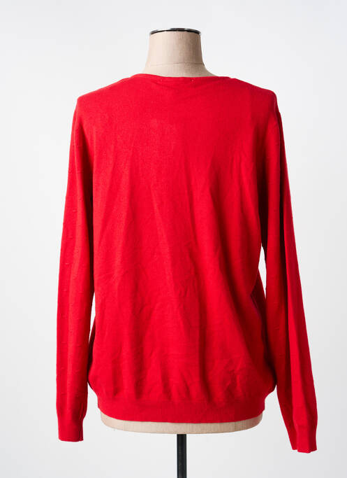 Vestă cu mâneci lungi croială cambrată roșu JULIE GUERLANDE femme