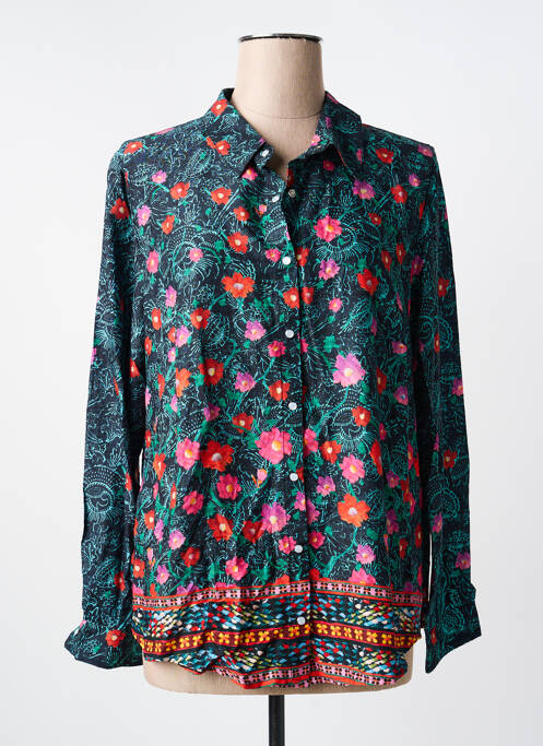 Cămașă imprimeu fantezie mâneci lungi albastru LA FIANCÉE femme