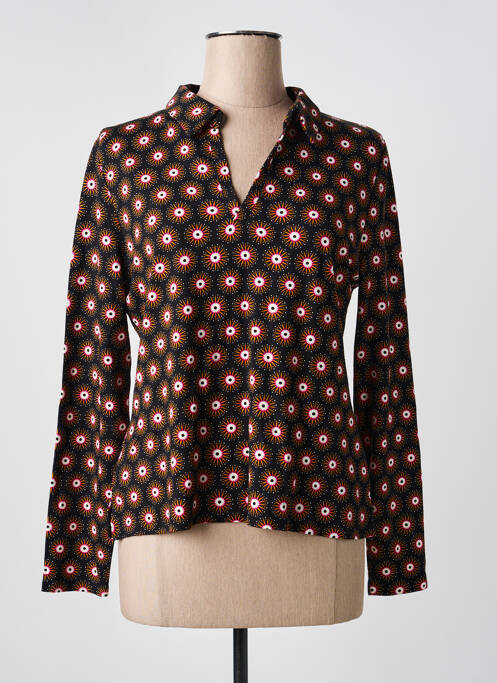 Polo negru SURKANA femeie