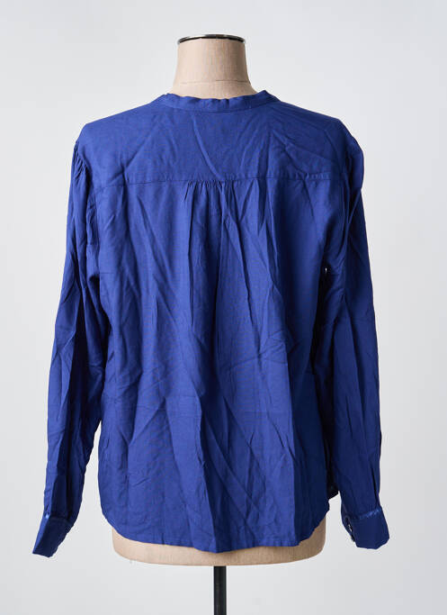 Cămașă croială dreaptă mâneci lungi albastru AGATHE & LOUISE femme