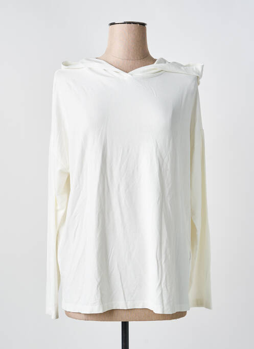 Tricou croială dreaptă mâneci lungi alb STREET ONE femme