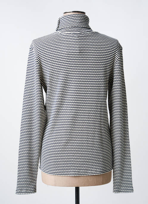 Pulover cu guler înalt elasticitate mâneci lungi albastru MAT DE MISAINE femme