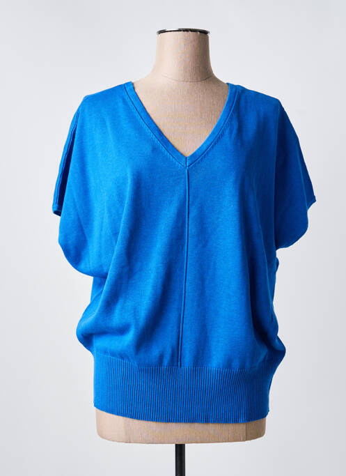 Top albastru MARBLE femeie