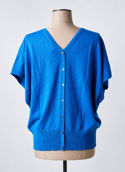 Top albastru MARBLE femeie