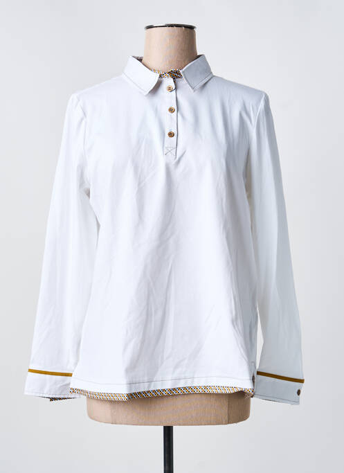 Polo mâneci lungi mâneci lungi alb BARILOCHE femme