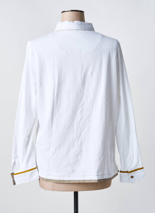 Polo mâneci lungi mâneci lungi alb BARILOCHE femme