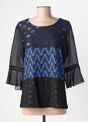 Top negru CHRISTINE LAURE femeie