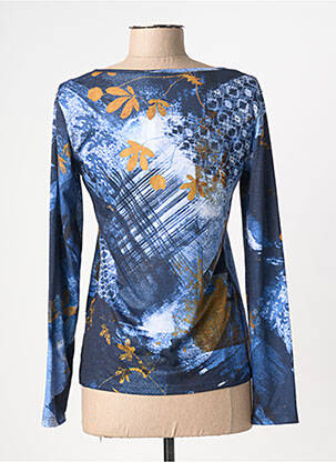 Tricou mâneci lungi mâneci lungi albastru DIANE LAURY femme