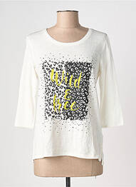 Tricou mâneci 3/4 mâneci 3/4 bej CECIL femeie