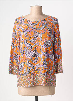 Tricou mâneci 3/4 mâneci 3/4 portocalie STREET ONE femeie