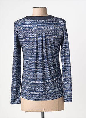 Tricou mâneci lungi mâneci lungi albastru DIANE LAURY femeie