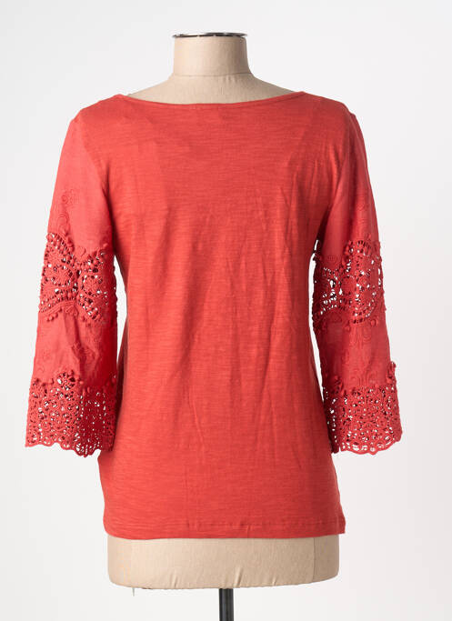 Tricou portocaliu C'EST BEAU LA VIE femeie