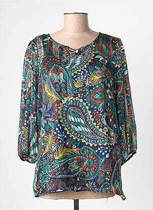 Bluză albastru CHRISTINE LAURE femeie