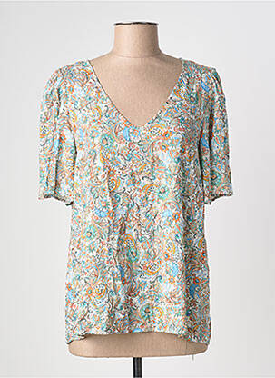 Top alb C'EST BEAU LA VIE femeie