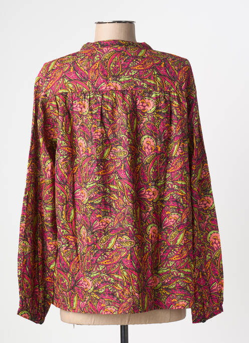 Cămașă imprimeu fantezie mâneci lungi roz LA FIANCÉE femme