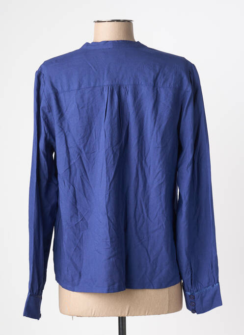 Cămașă croială dreaptă mâneci lungi albastru AGATHE & LOUISE femme