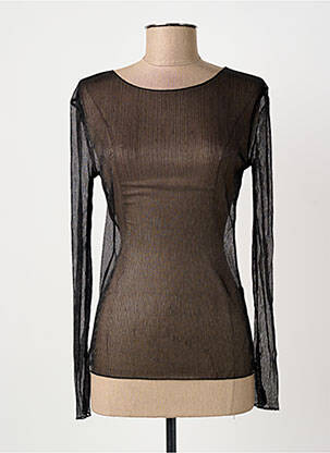 Top elasticitate mâneci lungi negru B.YOUNG femeie