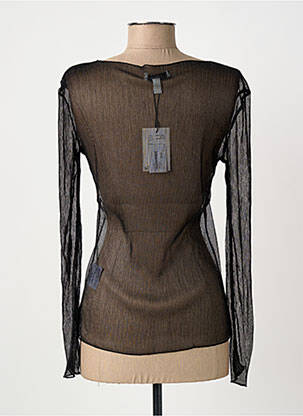 Top elasticitate mâneci lungi negru B.YOUNG femeie