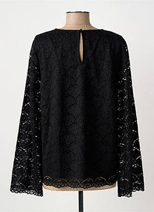 Top croială cambrată mâneci lungi negru B.YOUNG femeie