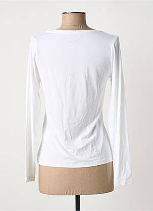 Tricou mâneci lungi mâneci lungi alb HBT femeie