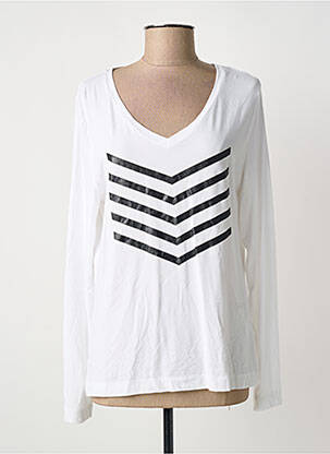 Tricou mâneci lungi mâneci lungi alb HTB femeie