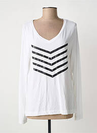 Tricou mâneci lungi mâneci lungi alb HTB femme