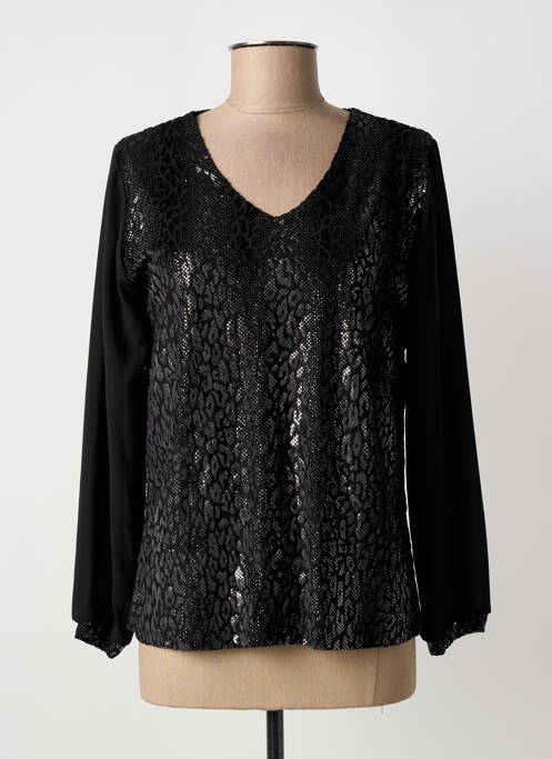 Top negru UNICA PLUS femeie