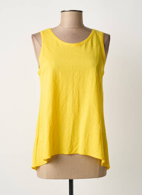 Top galben SEE THE MOON femeie