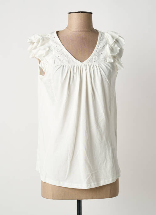 Top alb JENSEN femeie