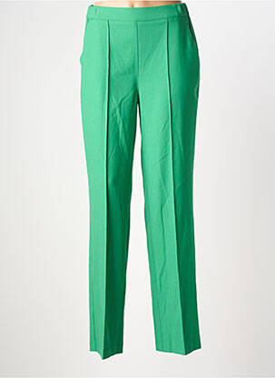Pantalon slim talie elastică verde JULIE GUERLANDE femeie