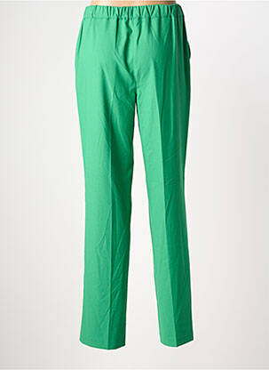 Pantalon slim talie elastică verde JULIE GUERLANDE femeie