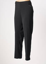 Pantalon slim talie elastică mărime normală negru CHRISTINE LAURE femme