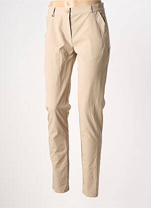 Pantalon slim buzunare bej HBT femeie