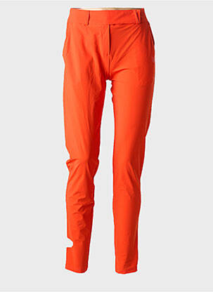 Pantalon slim buzunare portocaliu HBT femeie