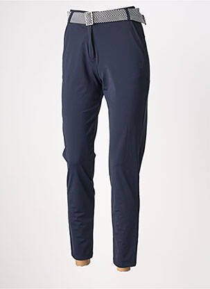 Pantalon slim buzunare albastru HBT femeie